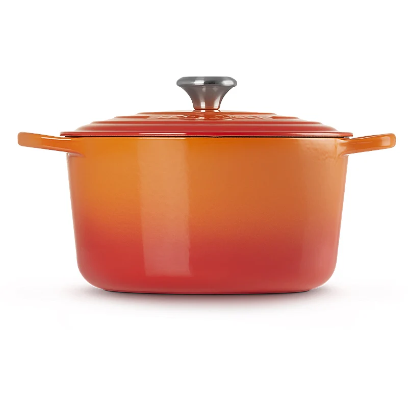 Le Creuset Bräter Signature hoch 26 cm Ofenrot