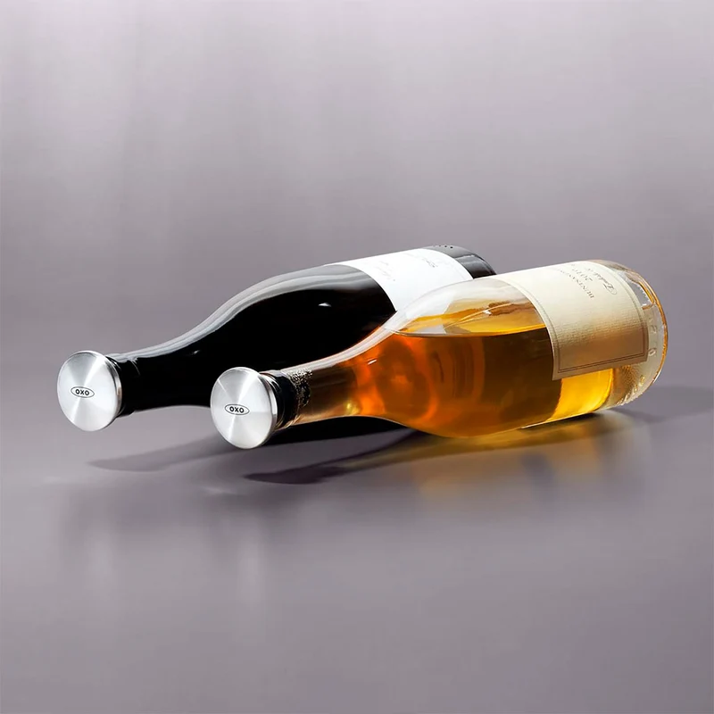 Set de 2 tapones herméticos para vino OXO