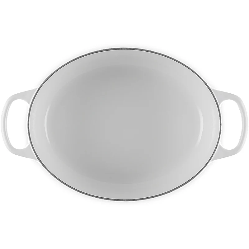 Le Creuset Bräter Signature oval 29 cm White