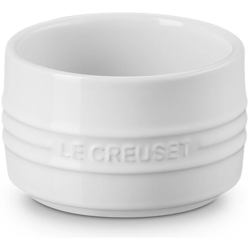 Le Creuset Stapelbares Förmchen White