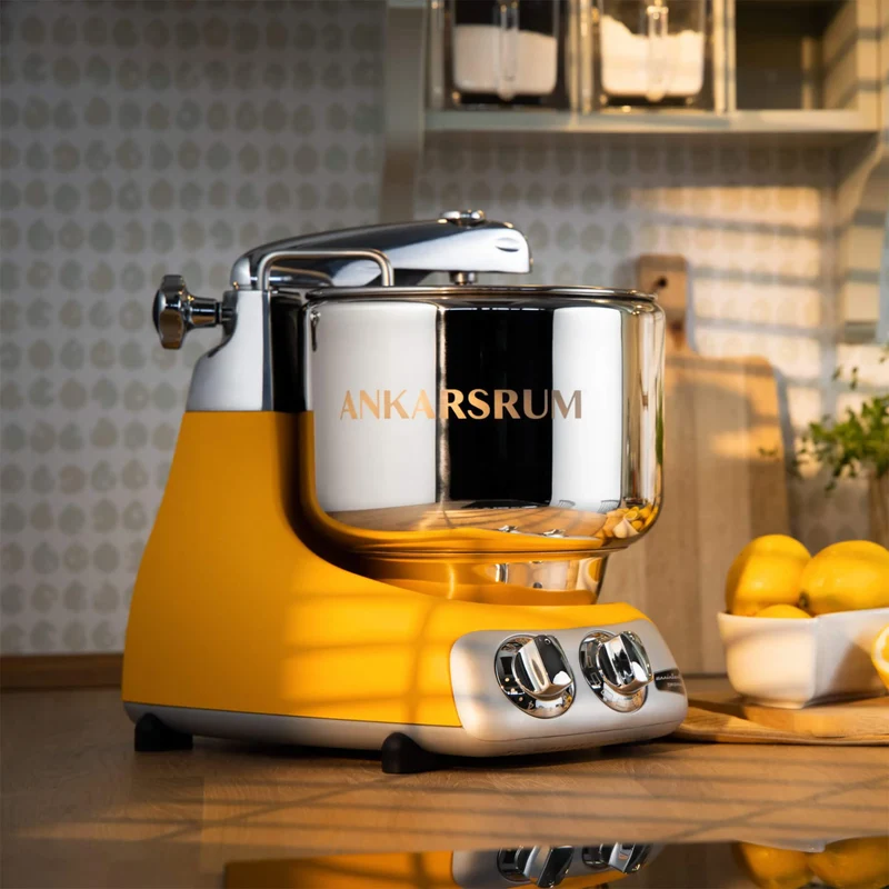 Ankarsrum Assistent Original 6230 SB - Sunbeam Yellow incl. Ice Creme Maker