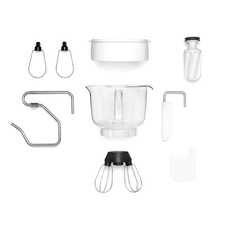 Ankarsrum Assistent Original 6230 JS - Jubilee Silver incl. Ice Creme Maker