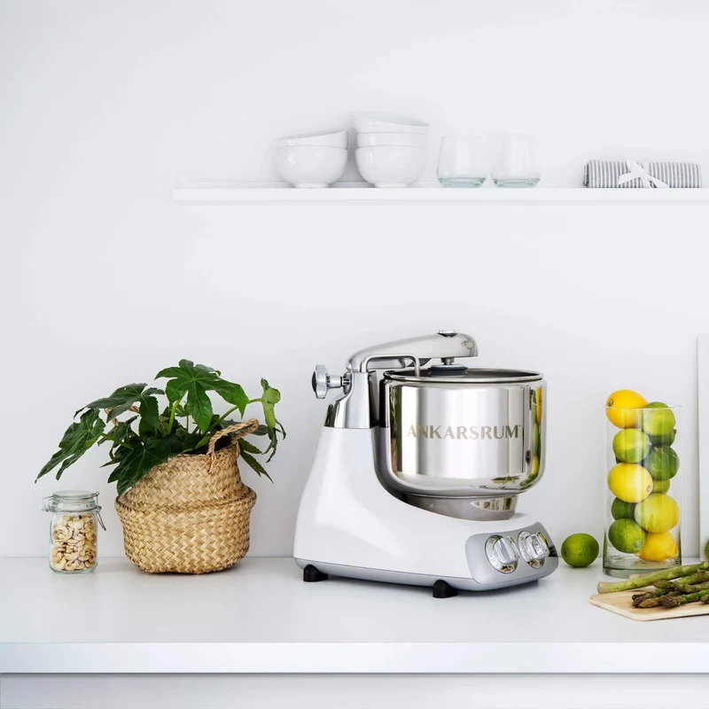 Ankarsrum Assistent Original 6230 GW- Glossy White incl. Ice Creme Maker