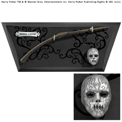 Harry Potter – Bellatrix Lestrange Zauberstab – Ollivander Edition inkl. Wanddisplay