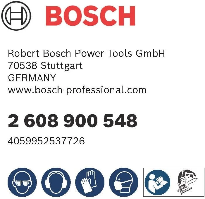 Bosch 5x EXPERT Hardwood 2-side clean T308BFP Stichsägeblatt (für Kunststoffbeschichtete Platten, Kü