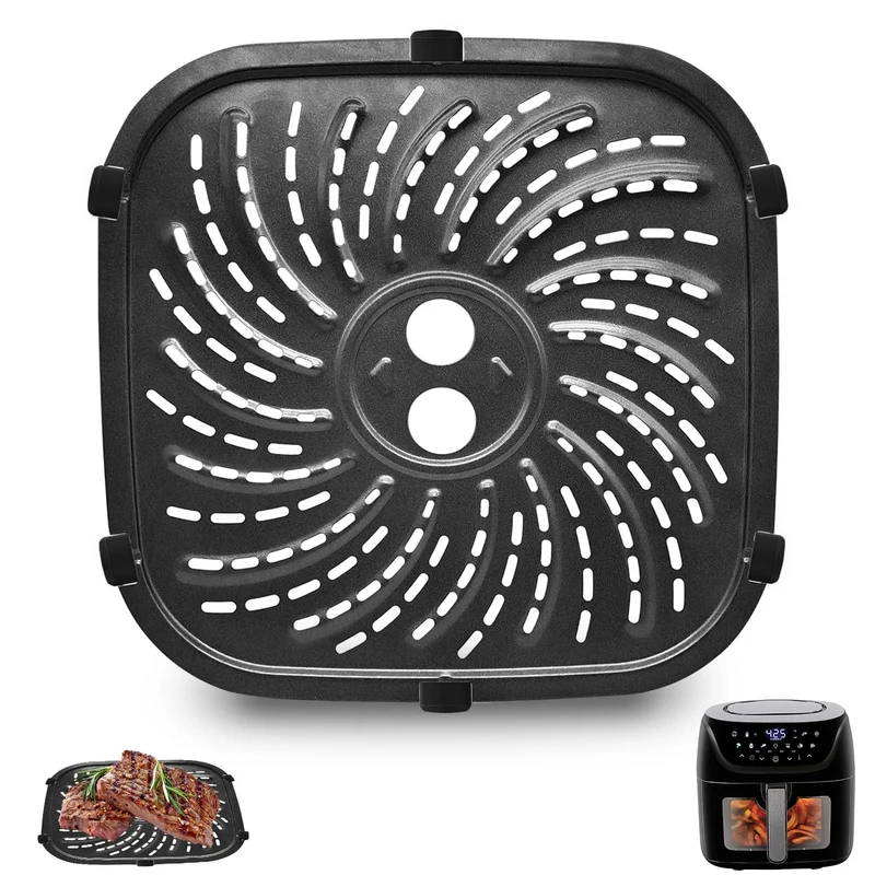 GCQ Air Fryer Zubehör für Russell Hobbs 4L 27160 Rapid Digital Air Fryer, 19 × 19 CM Lebensmittelqua