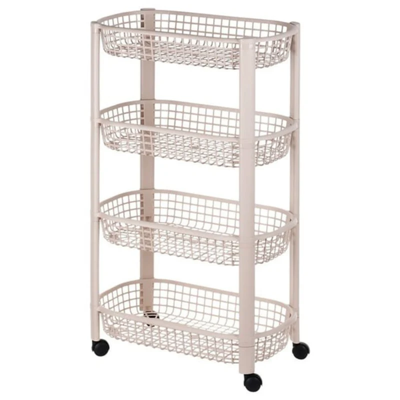 Rollwagen mit 4 Körben – 46,5 × 26 × 79 cm