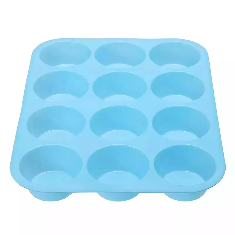 12 Cup Large Silicone Cupcake Mould