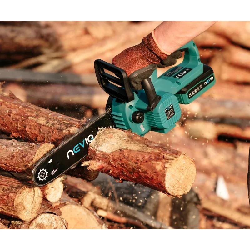 NEVIQ cordless chainsaw, 12'' bar, 1000W, brushless motor, L12302