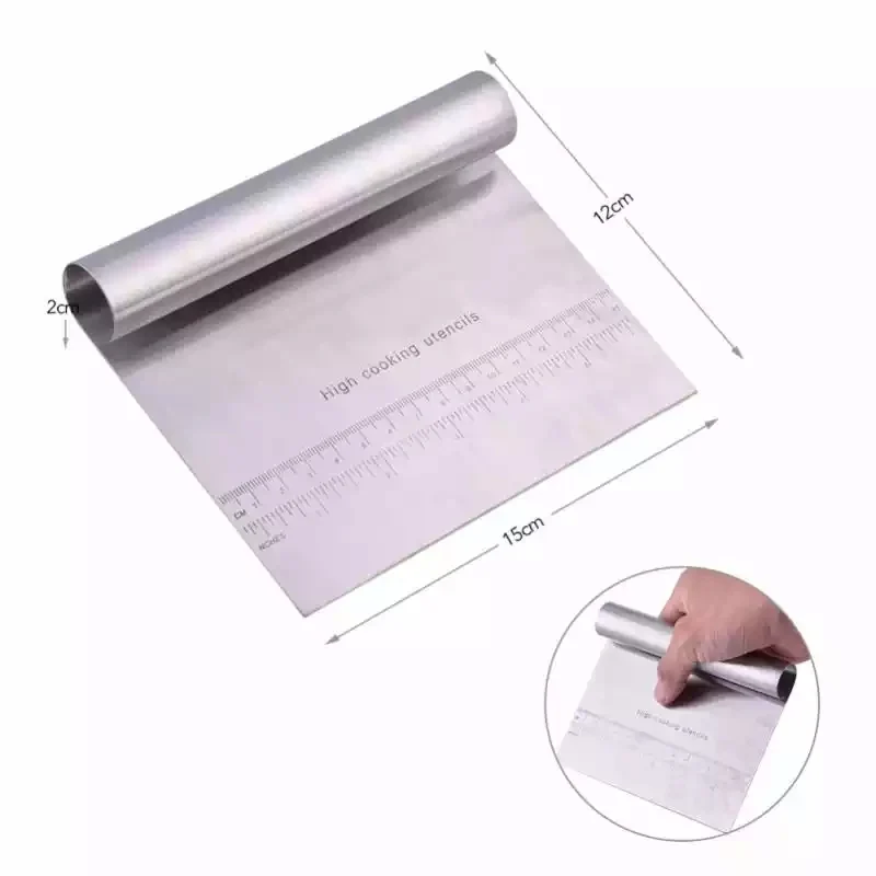 Stainless Steel Dough Cutter Scraper