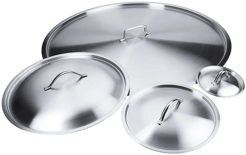 Edelstahl Deckel für Serie 2100 Kochtopf Bratpfanne Stielkasserolle 12-60cm