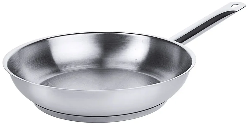 Edelstahl Bratpfanne mit Rohrgriff Ø 20-32 cm