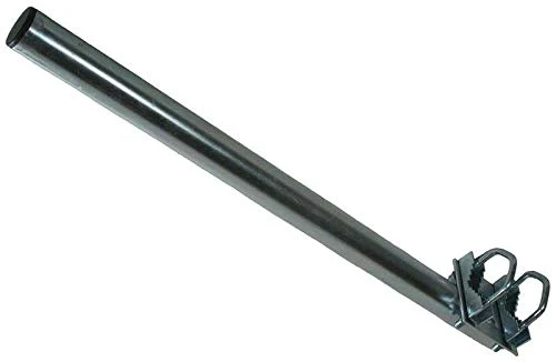 Geländerhalterung SAT Halterung Balkon Halter L1000 mit 2 Schellen 100cm