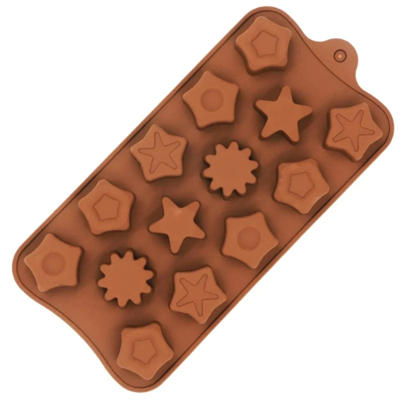 Silicone Chocolate Candy Molds Star Shape