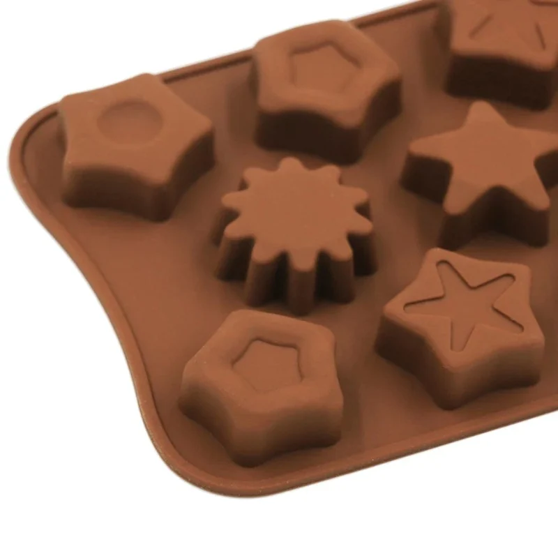 Silicone Chocolate Candy Molds Star Shape