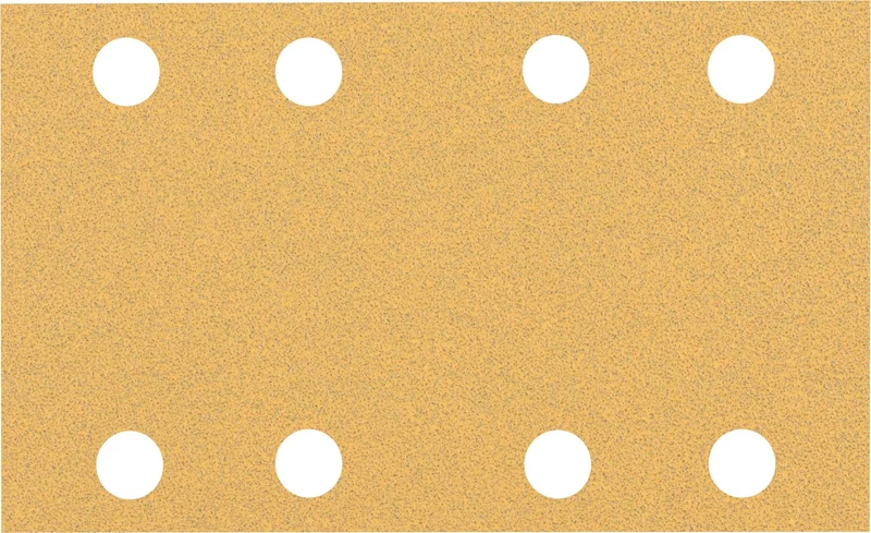 Bosch 50x EXPERT C470 Schleifpapier mit 8 Löchern (für Farbe auf Holz, Hartholz, Ø 80x133 mm, Körnun