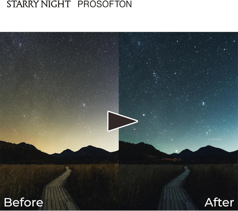 Kenko Effektfilter Starry Night Prosofton φ62mm, Reduzierung der Lichtverschmutzung & weicher Effekt