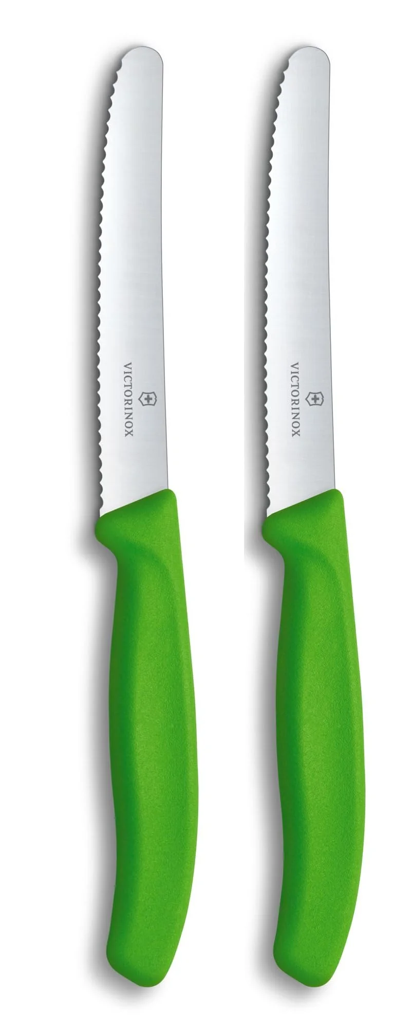 Victorinox Swiss Classic, Frühstücksmesser, Brötchenmesser, Scharfe Klinge, Wellenschliff, 11 cm, Ku