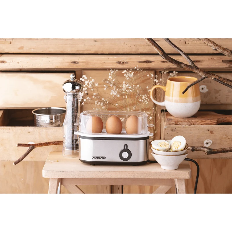 Mesko MS 4485 egg cooker for 1-3 eggs, 350W, pricker, UK plug