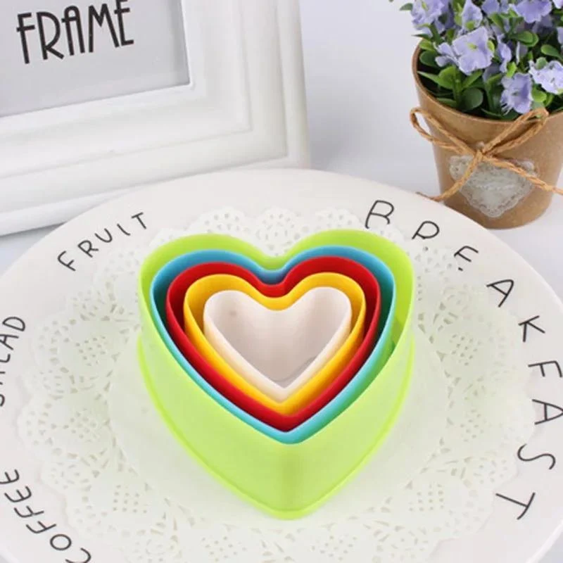 5 PCS Cookies Cutter Heart