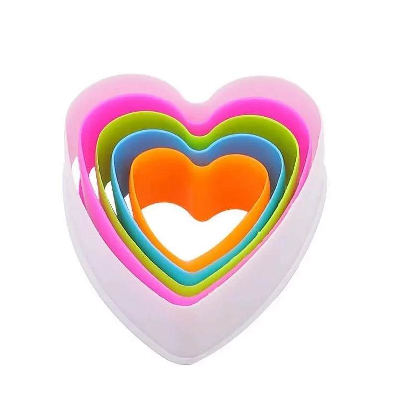 5 PCS Cookies Cutter Heart