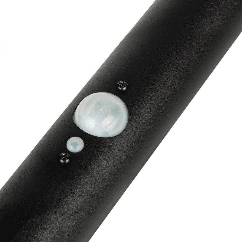 Maclean Solar LED Light, with sensor, 3 modes, plug-in, Li-ion 18650, IP44, 3.7V, 1200 mAh, Black, MCE465 B, 6 pieces
