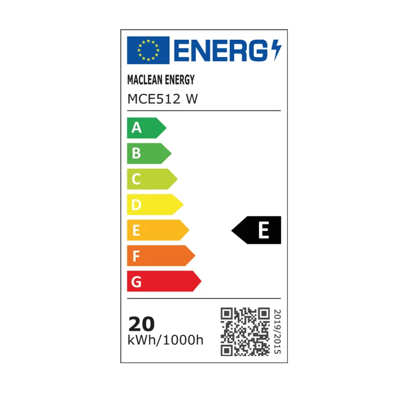 Maclean motion sensor LED lamp, PIR motion sensor, white, 20W, IP65, 2000lm, neutral white (4000K) MCE512 W, 4 pieces