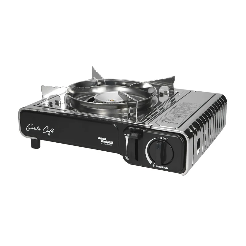 Alpen Camping travel stove, for gas cartridge, 2.2 kW, Garda Cafe