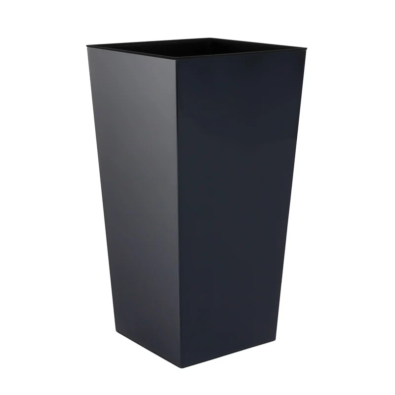 Flower pot with an insert Urbi Square DURS265-S433 - anthracite