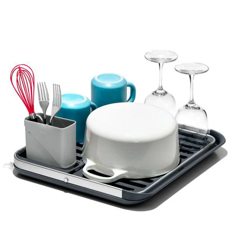 Escurreplatos plegable de aluminio OXO