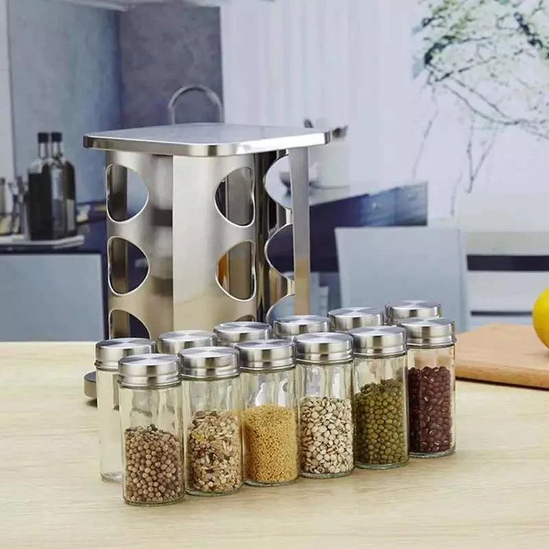Spice Rack Revolving Base 12 bottles