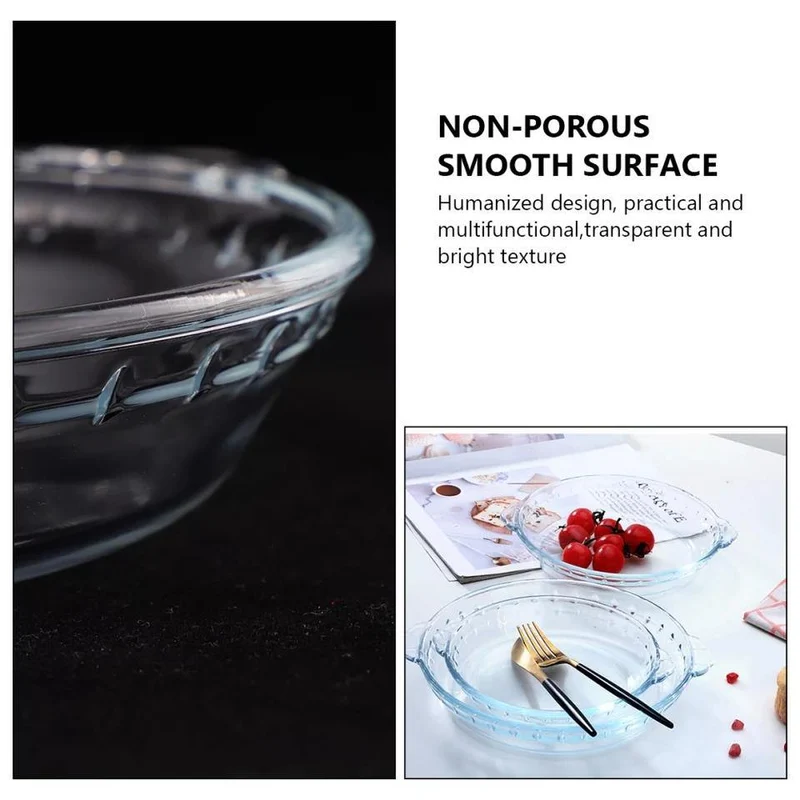 Pie Dish Tempered Glass 10"