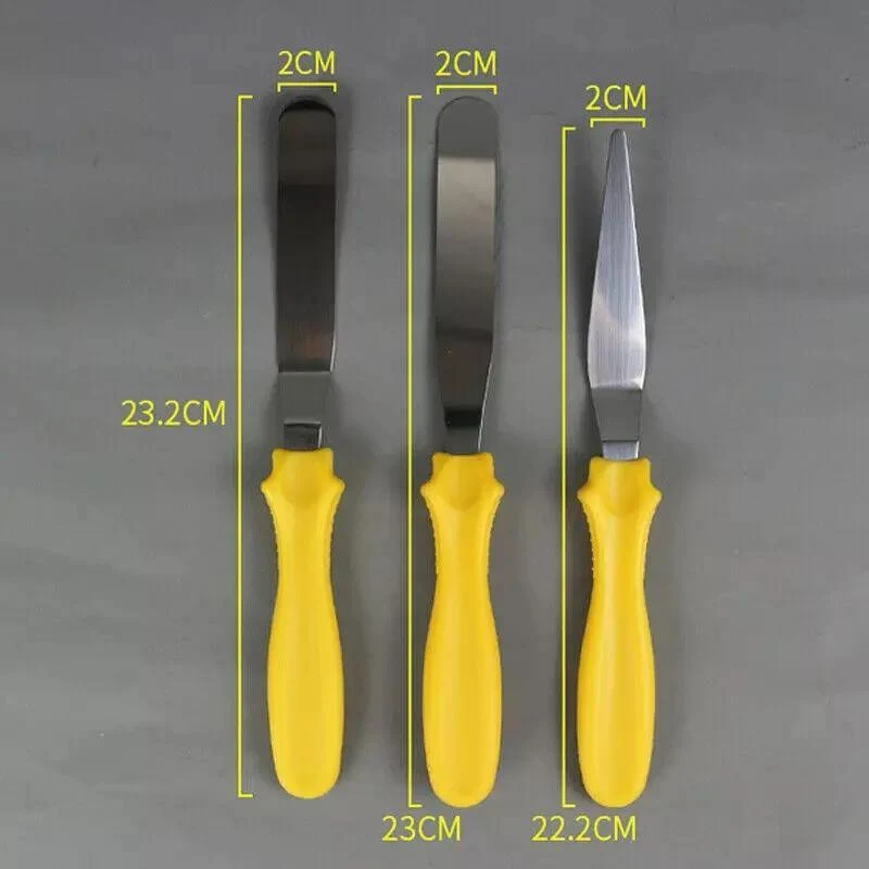 3 PCs Stainless Steel Spatula