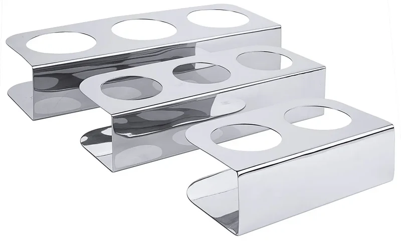 Edelstahl Gestell für Quetschflaschen 5,5-7,2cm 2 / 3 Loch
