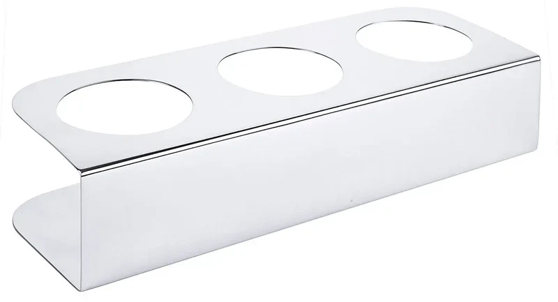 Edelstahl Gestell für Quetschflaschen 5,5-7,2cm 2 / 3 Loch