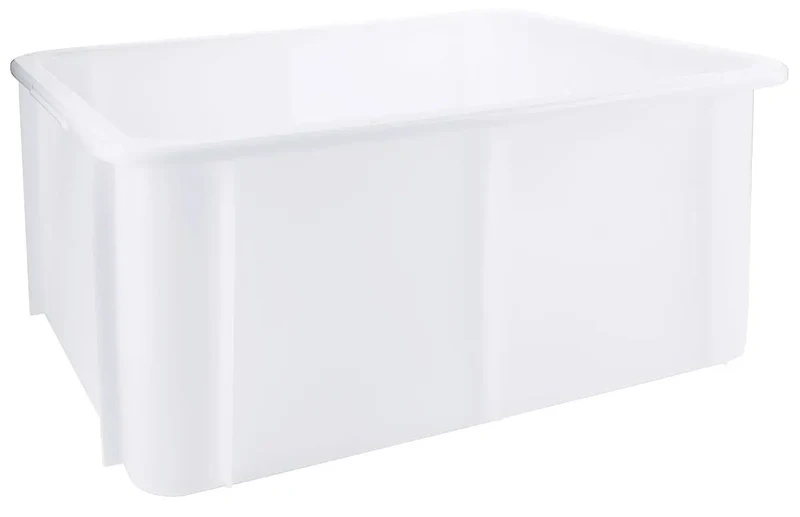U-Rand Lebensmittelecht Stapelkasten weiß 30-60 Liter 600x400 cm