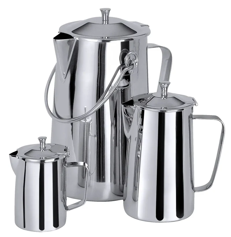 Edelstahl Kaffeekanne 0,3 bis 5 Liter extra schwere Qualität