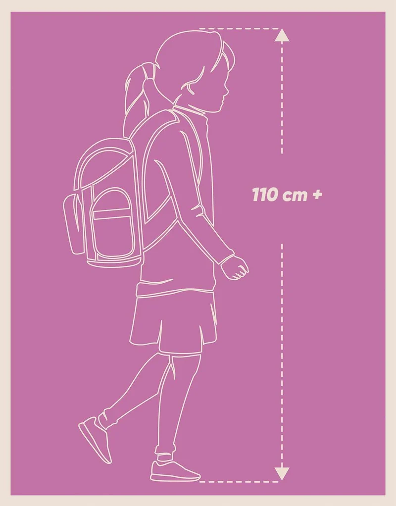 Baagl Schulranzen Mädchen Set 3 Teilig (Zippy Schultasche für 1. Klasse, Mäppchen, Turnbeutel), Grun