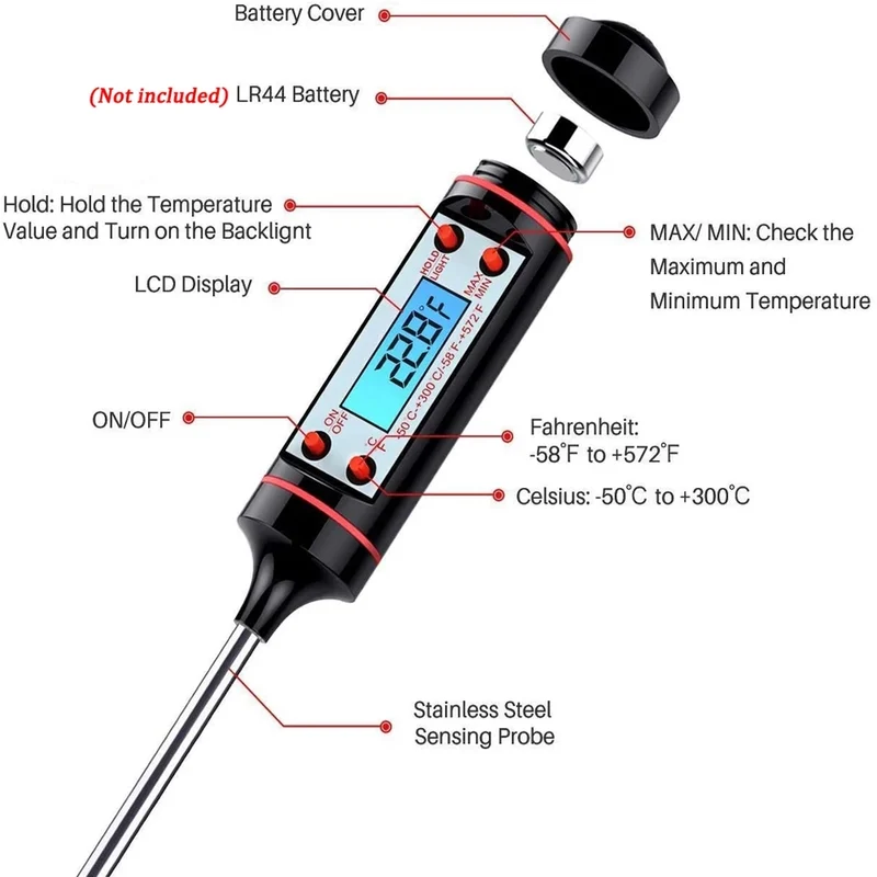 Digital Cooking Baking Thermometer