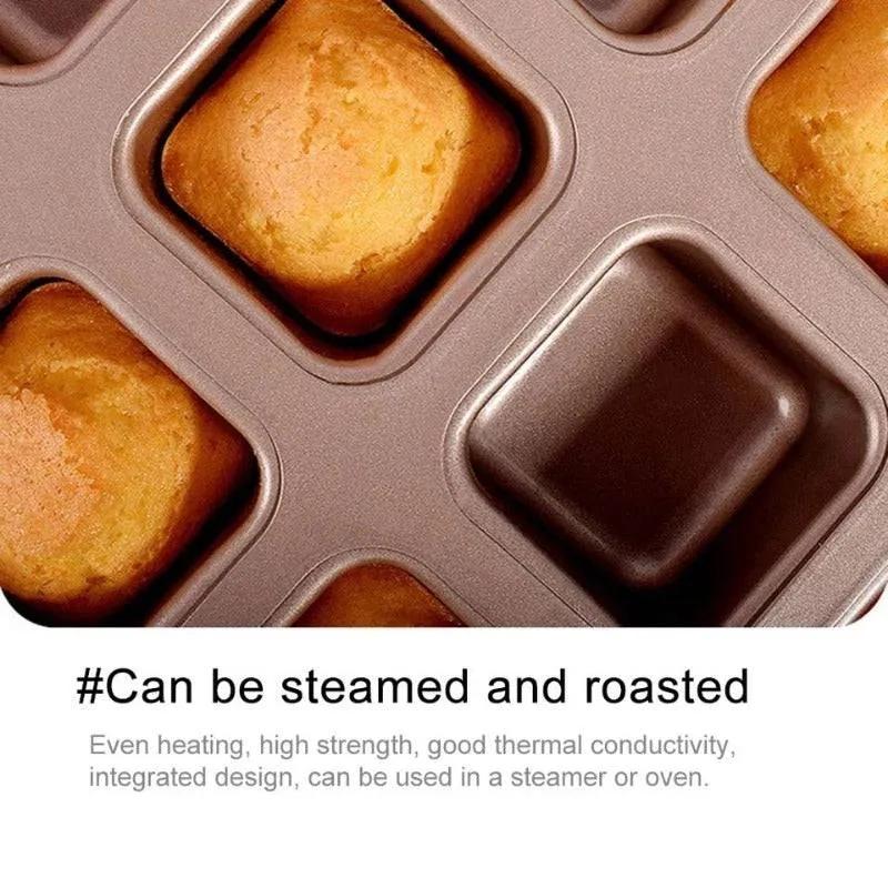 Brownie Cake Tray 12 Cavity Non-Stick