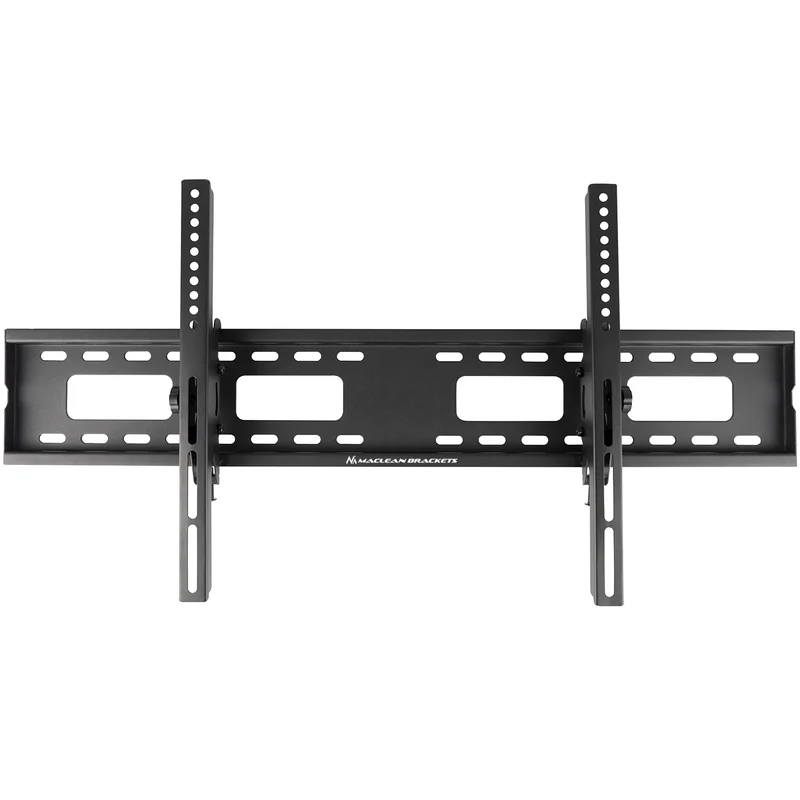 Maclean MC-422 TV Wall Mount Heavy Duty 43"-100" max VESA 800x400 120kg Tilting +/-15° Bracket Holder Hanger with Spirit Level Accessories