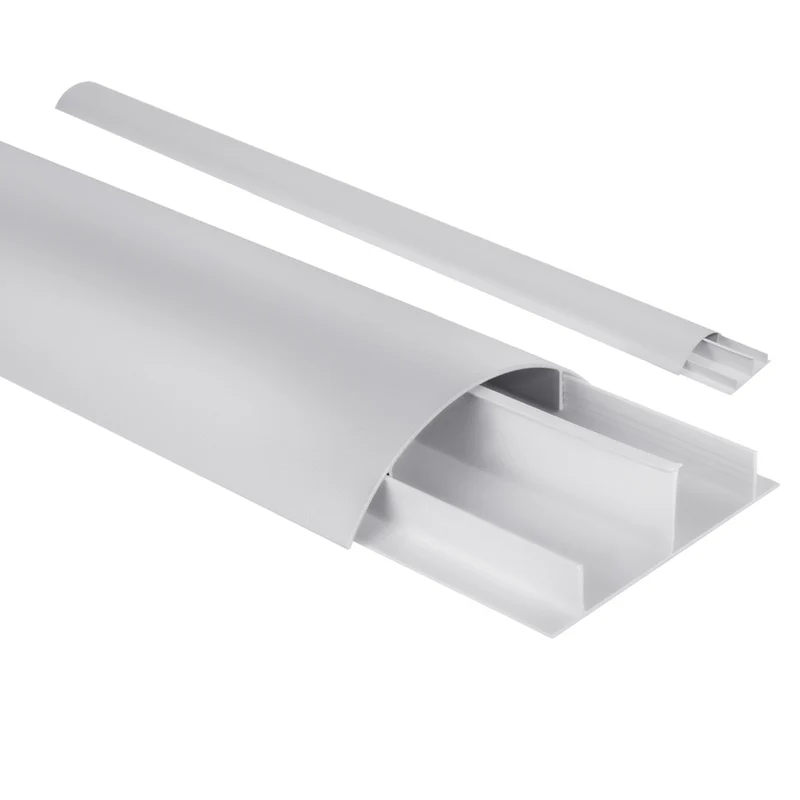 Maclean aluminum cable masking strip, 62x20x750mm, silver, MC-814 S