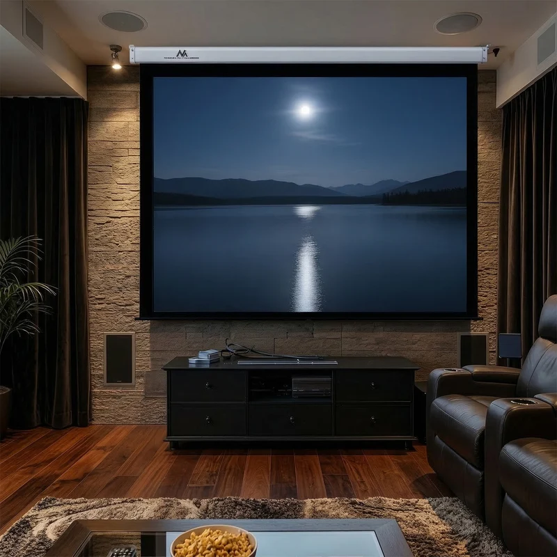 Wall Ceiling video Projector Screen 3D HD Cinema - 200x150 4: 3