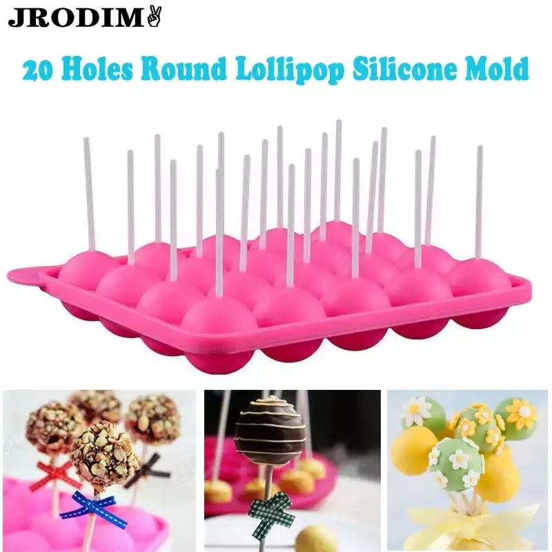 20-Hole Silicone Cake Pop Mould