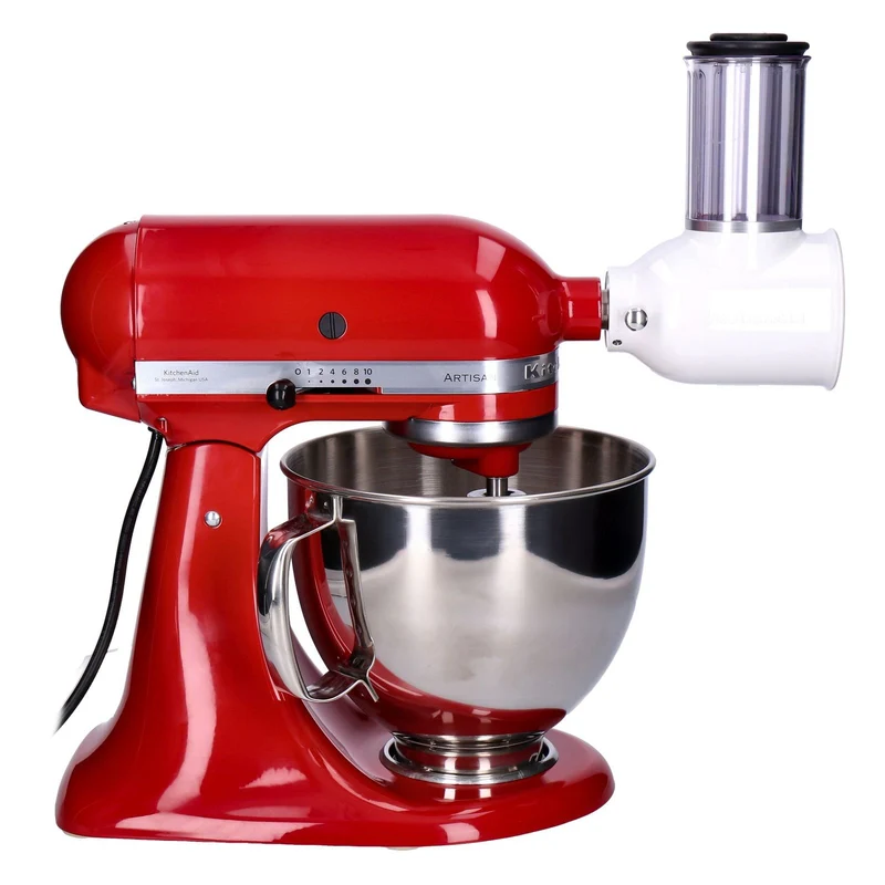 KitchenAid Artisan Küchenmaschine Veggi Set BUNDLEVEGGIEER 5KSM125 4,8L 300W Empire Rot