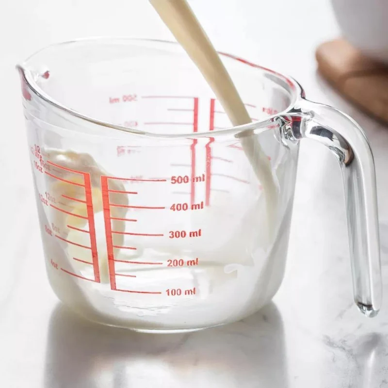 500 ml Glass Measuring Cup Pour Heat Resistant