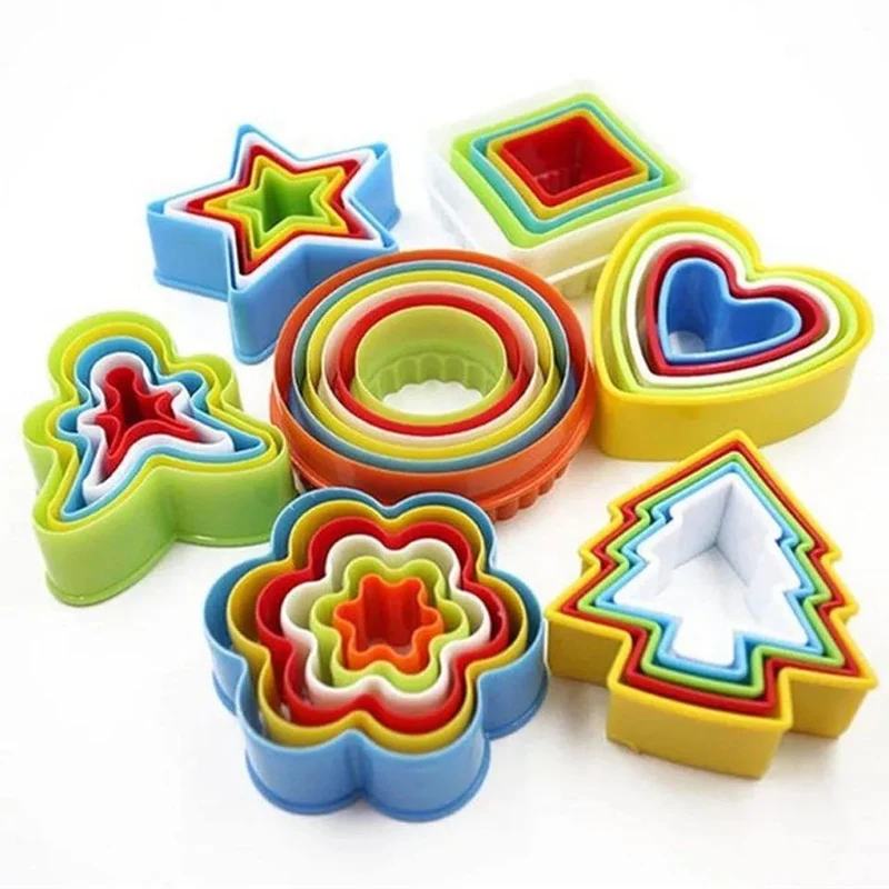 5 PCS Cookies Biscuit Mold Tree