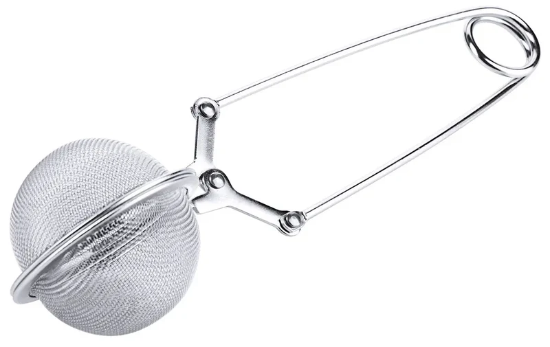 Edelstahl Teebrühsieb aufklappbar 4,5 bis 6,5 cm
