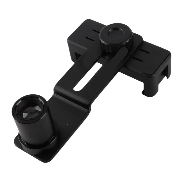 Mikroskop-Objektiv-Smartphone-Adapter, Mikroskop-Handy-Kamera-Adapter, Eingebautes 12,5-faches Mikro