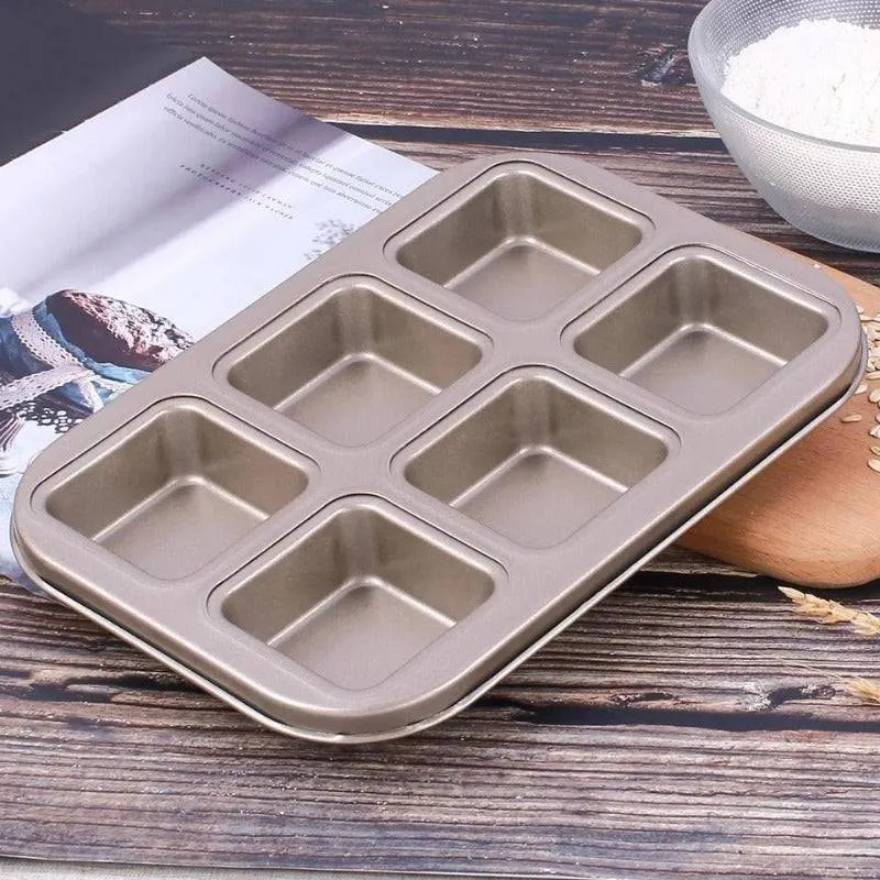 Brownie Tray Non Stick 6 Cups